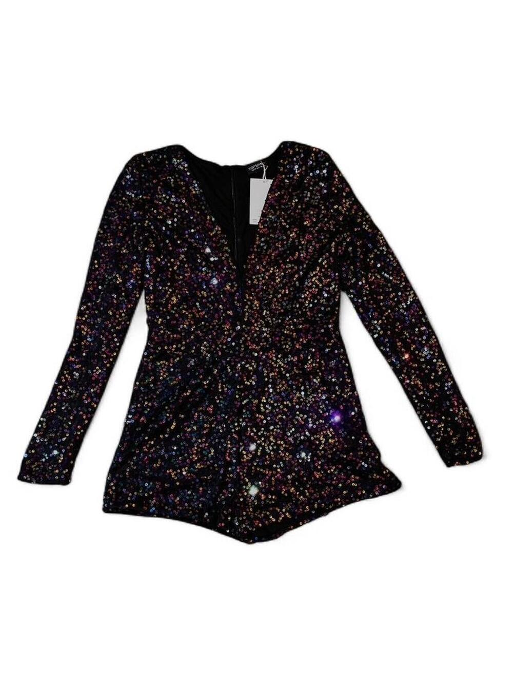 Women's Multi and Black Playsuit-romper